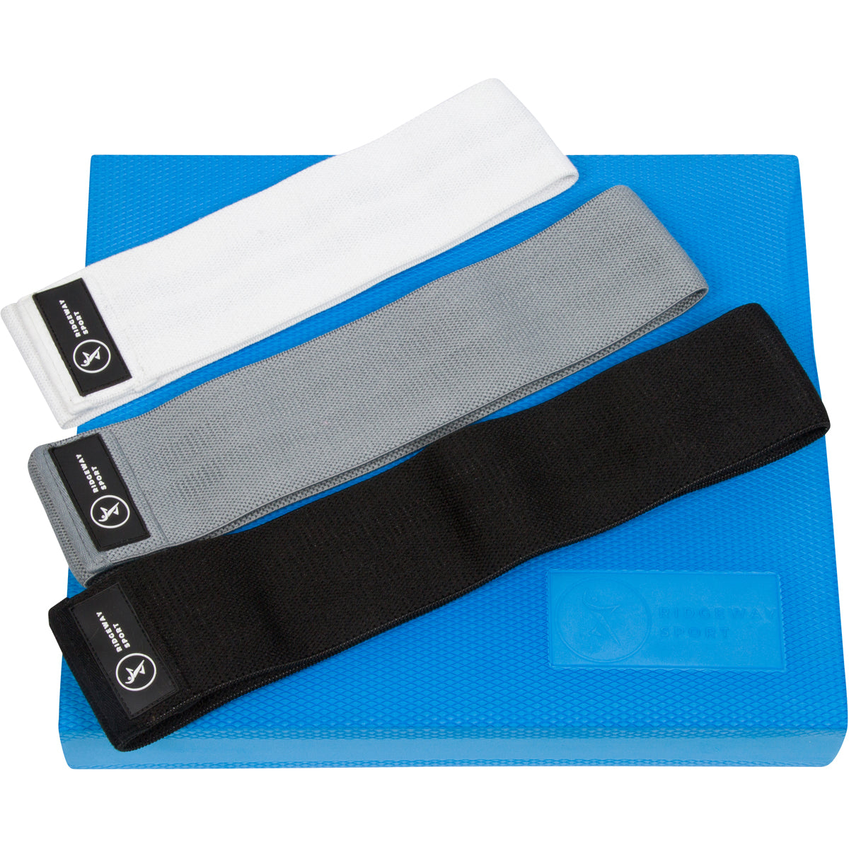 Foam Exercise Pad and Resistance Band Set